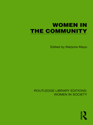 cover image of Women in the Community